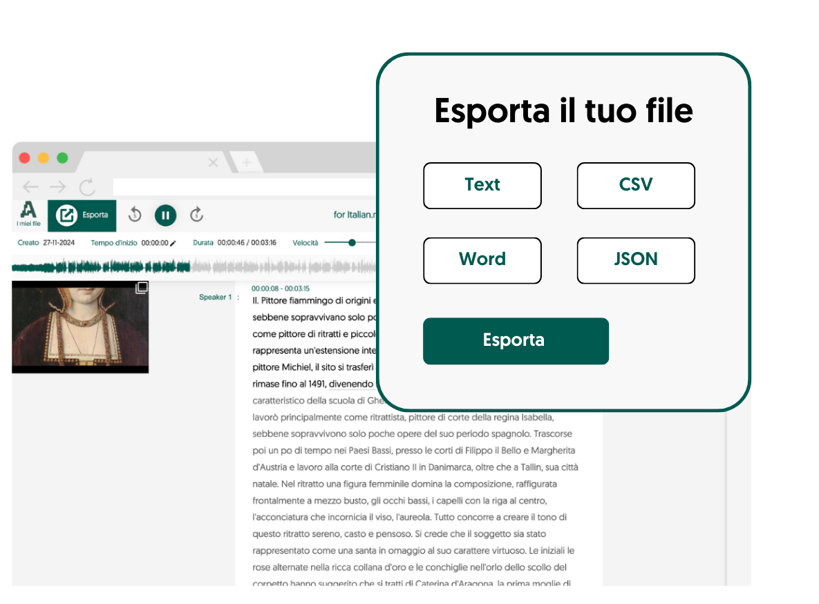 IT - Esporta tuo file